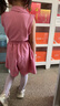 新款POLO衫套裝背心短褲裙女童夏季無(wú)袖學(xué)院風(fēng)女寶兩件套洋氣潮流 玫粉色 130 cm 曬單實(shí)拍圖