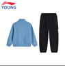 李寧童裝兒童運(yùn)動(dòng)套裝男小童加絨保暖立領(lǐng)衛(wèi)衣衛(wèi)褲套裝120YWEU049-2 曬單實(shí)拍圖