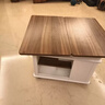 沙發(fā)邊幾可移動(dòng)茶幾小戶(hù)型客廳邊柜多功能茶桌升降折疊實(shí)木角幾 胡桃+白 帶升降：700*400*546 曬單實(shí)拍圖