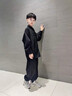 WVD男童唐裝漢服套裝2025新款春裝國(guó)風(fēng)春秋款兒童古裝春季潮 黑色 M 140c 曬單實(shí)拍圖