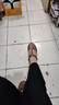 維布倫防滑包頭洞洞鞋女夏季厚底軟底孕婦護(hù)士瑪麗珍舒適果凍鞋女款 6601茶金 39 曬單實(shí)拍圖