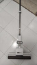 大衛(wèi)膠棉拖把33cm海綿頭桿長132cm2頭M11 PVA膠棉滾輪式雙排擠水 曬單實拍圖
