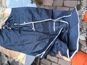 尚優(yōu)不凡 斗篷式兒童雨衣雨披男童女童可背書包高級韓版小學(xué)生坐電動車雨衣 藏青成人款 XL  曬單實拍圖