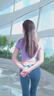 軒詩道無痕提臀褲淺藍(lán)色顯瘦修身性感蜜桃臀牛仔褲女生翹臀休閑瑜伽褲子 淺藍(lán)色（中腰蜜桃臀褲） 常規(guī) 2XL （120-130斤） 曬單實(shí)拍圖