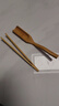 恩壽溯功夫實(shí)木茶夾茶夾子茶杯夾子鑷子木杯夾茶道套裝茶具配件 竹制茶夾+茶勺 曬單實(shí)拍圖