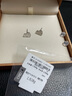 克徠帝【七夕禮物】PT950葫蘆鉑金耳釘碎碎冰福祿白金送女友禮物 1.95g 曬單實(shí)拍圖