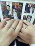 DRIG鉆戒情侶對戒指莫桑鉆純銀求婚告白女款男士生日禮物紀念日輕奢 星河 求婚對戒（開(kāi)口可調節） 曬單實(shí)拍圖