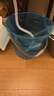 貝意品魚(yú)缸換水桶曬水桶困水桶新魚(yú)過(guò)水加水海鹽桶配鹽桶透明水桶 藍色圓形水桶(小號)12L 曬單實(shí)拍圖