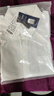 羅蒙（ROMON）亞麻短袖襯衫男士休閑寬松夏季薄透氣棉麻口袋白襯衣白色XL 曬單實拍圖