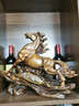 RWTW馬到成功馬擺件老板辦公室桌面酒柜裝飾品公司喬遷開業(yè)禮物 新款大號馬到成功木紋色68*21 曬單實拍圖