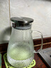 青蘋果【采銷推薦】加厚冷水壺玻璃涼水壺家用耐高溫泡茶壺涼水杯套裝 【升級鋼蓋】錘紋壺1.8L 曬單實拍圖