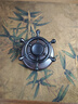 來點(diǎn)創(chuàng)意船舵黑檀木旋轉(zhuǎn)把玩蓋置紫砂茶壺蓋碗配件蓋子壺托茶道擺件 船舵旋轉(zhuǎn)蓋置 曬單實(shí)拍圖