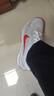 耐克（NIKE）男鞋 2025新款秋季運動鞋JOURNEY RUN緩震耐磨輕便透氣公路跑步鞋 烈焰疾風(fēng)-101 【白色黑勾漸變橙】 41 曬單實拍圖