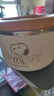 史努比（SNOOPY）304不銹鋼泡面碗 學(xué)生上班族飯盒大容量帶蓋飯碗泡面神器 1.3L 曬單實(shí)拍圖