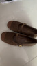 reemoor睿慕法式瑪麗珍鞋2026春新款軟底復古一字扣平底單鞋女 棕色 38 曬單實(shí)拍圖