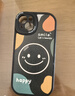 KEKLLE 適用蘋果14手機(jī)殼 iphone14保護(hù)套 全包打印笑臉小羊皮質(zhì)感硅膠防摔硅膠ins風(fēng)男女軟殼 優(yōu)雅黑 曬單實(shí)拍圖