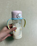 WOIBABY適配貝親直飲吸管奶瓶配件學(xué)飲吸管水杯蓋寬口徑手柄三代通用 粉色（12個(gè)月+）吸管彈力杯蓋+手提繩+替換嘴 曬單實(shí)拍圖