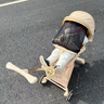 倍貝樂遛娃神器嬰兒推車0-3-6歲用輕便易折疊可坐可躺雙向高景觀溜娃車 云棲米【可坐可躺+雙向推行+全棚】 曬單實(shí)拍圖