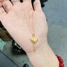 老廟黃金吊墜足金葫蘆流蘇光珠項(xiàng)鏈鎖骨鏈轉(zhuǎn)運(yùn)送女友送老婆情人節(jié)禮物 可代寫(xiě)賀卡#勿拍 曬單實(shí)拍圖