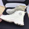 Jeep（吉普）男靴秋冬季新品英倫風(fēng)馬丁靴加絨工裝棉鞋保暖雪地靴子男 米色【升級(jí)款】 常規(guī)款 41 曬單實(shí)拍圖