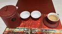 蘇氏陶瓷（SUSHI CERAMICS）國潮宮廷紅旅行茶具故宮禾黍一壺三杯茶巾功夫茶具禮盒套裝伴手禮 曬單實(shí)拍圖
