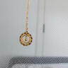 中國黃金（CHINA GOLD）黃金項(xiàng)鏈女款足金莫比烏斯黃金吊墜套鏈送女友媽媽七夕情人節(jié)禮物 吊墜約1.35g+S925鏈+玫瑰禮盒 曬單實(shí)拍圖