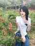 衣然呈品夏季薄款不規則短袖t恤女小眾抽繩V領半袖純色氣質五分袖上衣體恤 白色 M 【建議90-105斤】 曬單實拍圖
