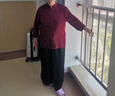 俞兆林老年人衣服奶奶夏裝2025新款襯衫中老年人媽媽套裝女老太太婚禮春 酒紅 XL [建議80-100斤] 曬單實(shí)拍圖