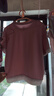 GAP【EasyChill系列】女裝2025春季新款假兩件寬松短袖T恤727397 淡紫色 L (170/88A) 亞洲尺碼 曬單實(shí)拍圖