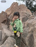 G.DUCKKIDS小黃鴨童裝男童套裝春秋2024新款兒童衣服男孩帥氣小熊襯衣兩件套 咖啡色 90 建議1~2歲【 80-90cm】cm 曬單實(shí)拍圖