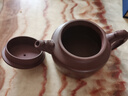 茗泥堂 宜興紫砂壺手工泡茶壺功夫茶具泡茶器 家用紫泥小茶壺 紫泥龍型德鐘壺 310ml 曬單實(shí)拍圖