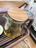 檀源胡桃木磁吸飄逸杯大容量泡茶壺辦公室茶水分離全玻璃內(nèi)膽高檔商務(wù) 六祥胡桃木磁吸飄逸杯【圓750】 曬單實(shí)拍圖