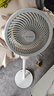 艾美特（AIRMATE）【360°循環(huán)】空氣循環(huán)扇電風(fēng)扇家用大風(fēng)量電扇臺(tái)式落地扇小風(fēng)扇語(yǔ)音智能輕音換氣風(fēng)扇 FA18-SRD161 曬單實(shí)拍圖