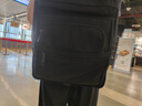 袋鼠雙肩包男士背包大容量初中高中書包男女大學(xué)生防潑水電腦包旅行包 黑色升級【加大加固版】 曬單實(shí)拍圖