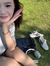 CAMILA KSENIA官網(wǎng)小c&k板鞋女2025新款夏季休閑百搭網(wǎng)面透氣阿甘鞋平底德訓(xùn)鞋 藍(lán)色 36 曬單實(shí)拍圖