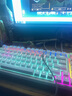 聯(lián)想（Lenovo）GK10機械鍵盤 全鍵熱插拔 20種背光燈效 游戲辦公電腦鍵盤 極光系列有線版 98配列 白色混光青軸 曬單實拍圖