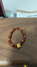 周六福足金黃金轉(zhuǎn)運(yùn)珠手串女生肖生日禮物定價(jià)萌福龍A1911575約0.49g 曬單實(shí)拍圖