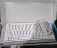 雙飛燕（A4TECH）FG1120 飛時代無線鍵鼠套裝便攜筆記本電腦家用辦公打字專用短小鍵盤鼠標(biāo)套裝 象牙白 曬單實拍圖