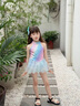G.DUCKKIDS小黃鴨童裝兒童泳衣女童夏季連體游泳衣女孩炫彩美人魚泳裝沙灘服 25177炫彩美人魚aqegsoo 120 建議5~6歲【110-120cm】 曬單實(shí)拍圖