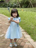 G.DUCK HELLO愛莎公主裙女童夏裝連衣裙2025新款女寶寶Polo裙兒童夏季艾莎裙子 藍色【帶 皇冠+魔法棒】 90 cm 曬單實拍圖