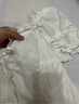 UR【鐘楚曦同款】2025夏季新款女波嬉風(fēng)蕾絲花邊連衣裙UYL750048 本白 M 曬單實(shí)拍圖