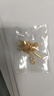 JBV老鳳凰999足金如意結(jié)耳釘黃金5G復(fù)古中國結(jié)耳環(huán)24K純金 0.01g 如 曬單實(shí)拍圖