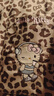 野獸派家居（tbh）三麗鷗Hello Kitty天絲棉家居服套裝可外穿睡衣 短款 經(jīng)典豹紋 M 曬單實(shí)拍圖