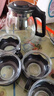 【京東物流】茶壺套裝整套茶具大容量玻璃茶杯帶濾網(wǎng)耐高溫泡茶具 1000ML一壺+四杯套裝 曬單實(shí)拍圖