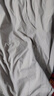 名創(chuàng)優(yōu)品彎刀褲男夏季直筒寬松男士褲子休閑褲薄款透氣百搭男褲Z 灰 2XL 曬單實拍圖