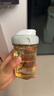HEGEN海格恩兒童吸管杯蓋通用奶瓶杯子配件1-3歲直飲喝水杯蓋灰色 曬單實(shí)拍圖