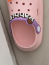 JCZS德國(guó)品牌洞洞鞋涼拖鞋夏季室內(nèi)外卡通兔子?jì)胗變盒『⑾丛鑼殞毎^ 花朵兔-粉色 22 120mm 內(nèi)長(zhǎng)12cm適合16-17碼 曬單實(shí)拍圖