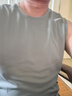 安踏（ANTA）速干背心丨運動(dòng)健身無(wú)袖T恤男夏季跑步冰絲涼感吸濕透氣打底衫 【升級版吸濕速干】豆灰色-4 時(shí)尚坎肩 2XL (185) 建議160-170斤 曬單實(shí)拍圖