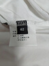 愛特愛（EITIE）【清爽夏日印花T恤】正肩直筒休閑上衣2025夏季新款B2502612 極光白10 XL (170) 曬單實(shí)拍圖