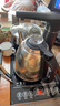 一號茶【首單立減】茶具茶桌防燙燒水壺全自動上水泡茶壺茶幾嵌入式抽水壺家用燒水套裝一體整套 1L 黑色-不銹鋼全自動-20*37cm 曬單實拍圖